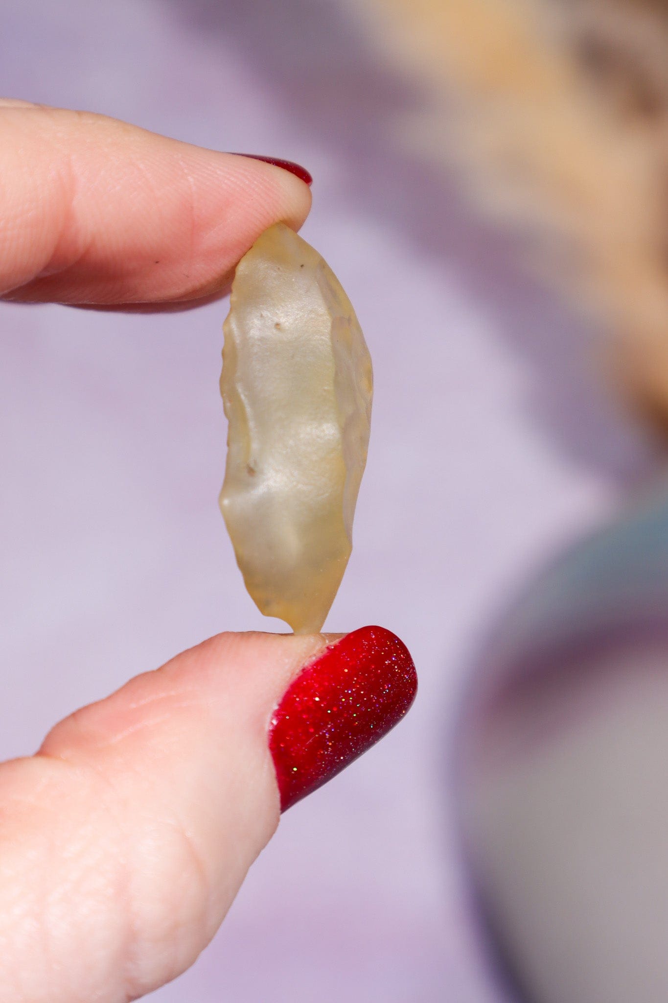 Libyan Desert Glass Tektite 3.85gr AA-Grade Tektites Tali & Loz Crystals