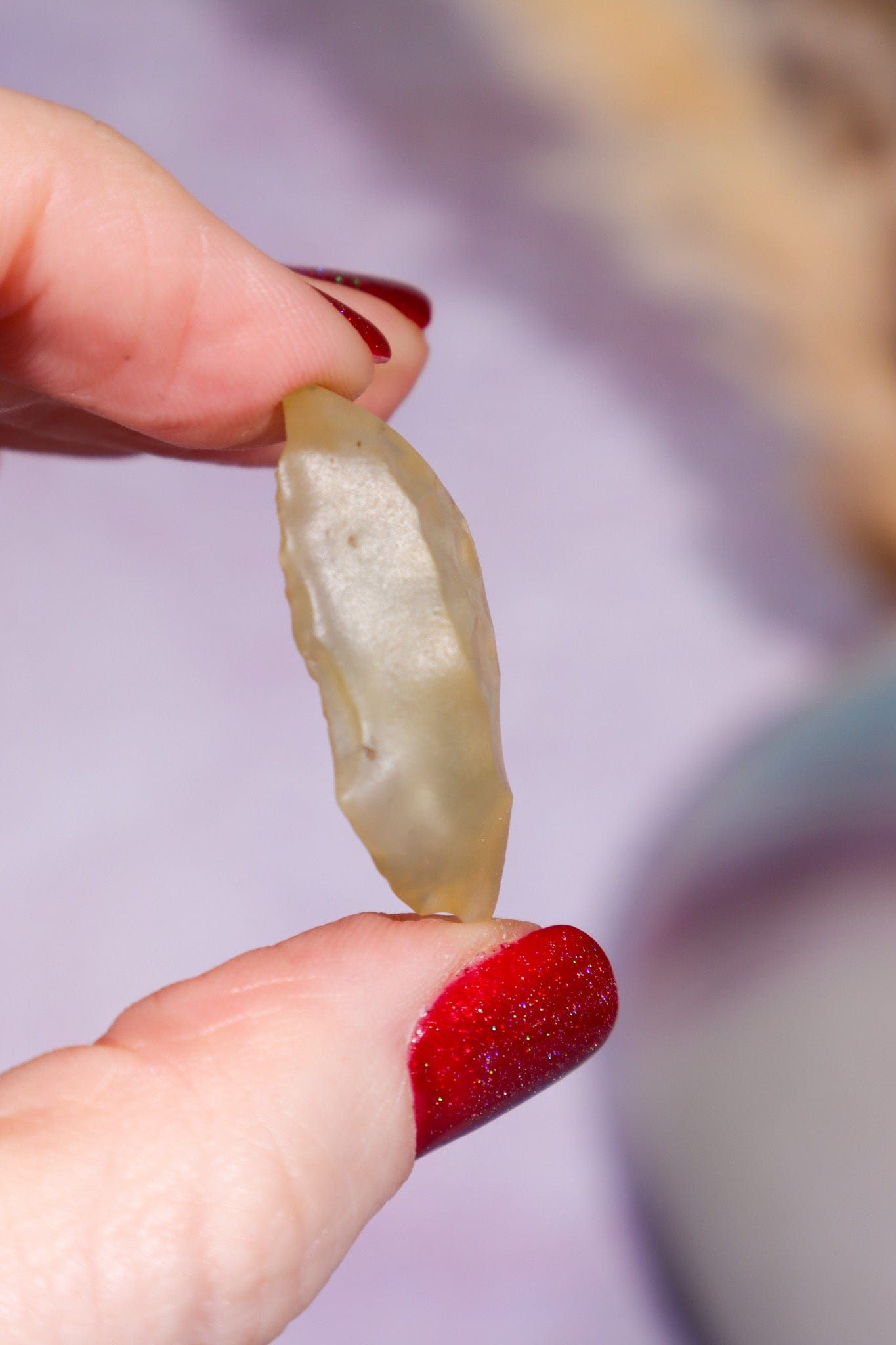 Libyan Desert Glass Tektite 3.85gr AA-Grade Tektites Tali & Loz Crystals