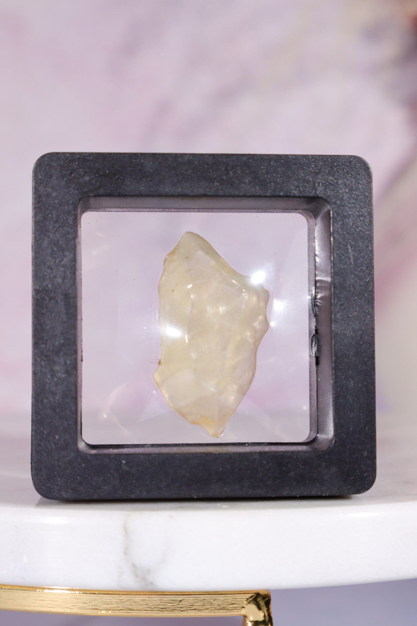 Libyan Desert Glass Tektite 3.85gr AA-Grade Tektites Tali & Loz Crystals