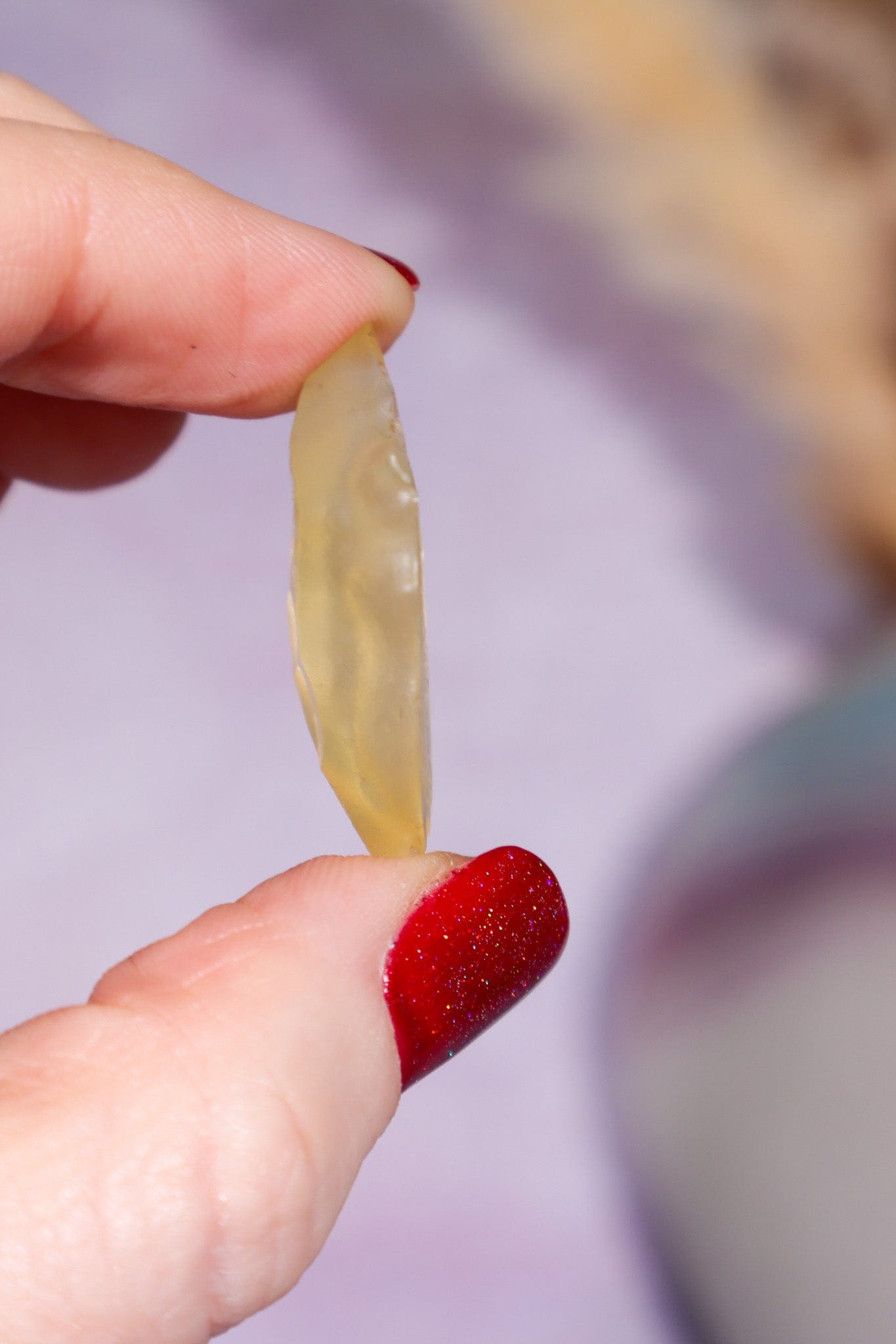 Libyan Desert Glass Tektite 3.85gr AA-Grade Tektites Tali & Loz Crystals