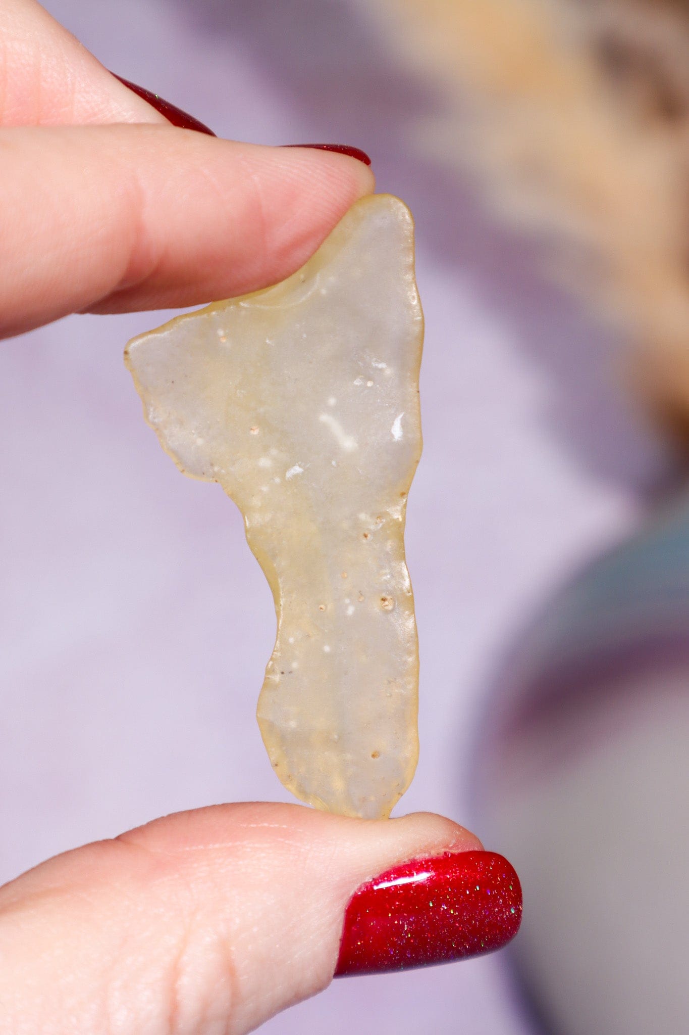 Libyan Desert Glass Tektite 4.55gr A-Grade Tektites Tali & Loz Crystals