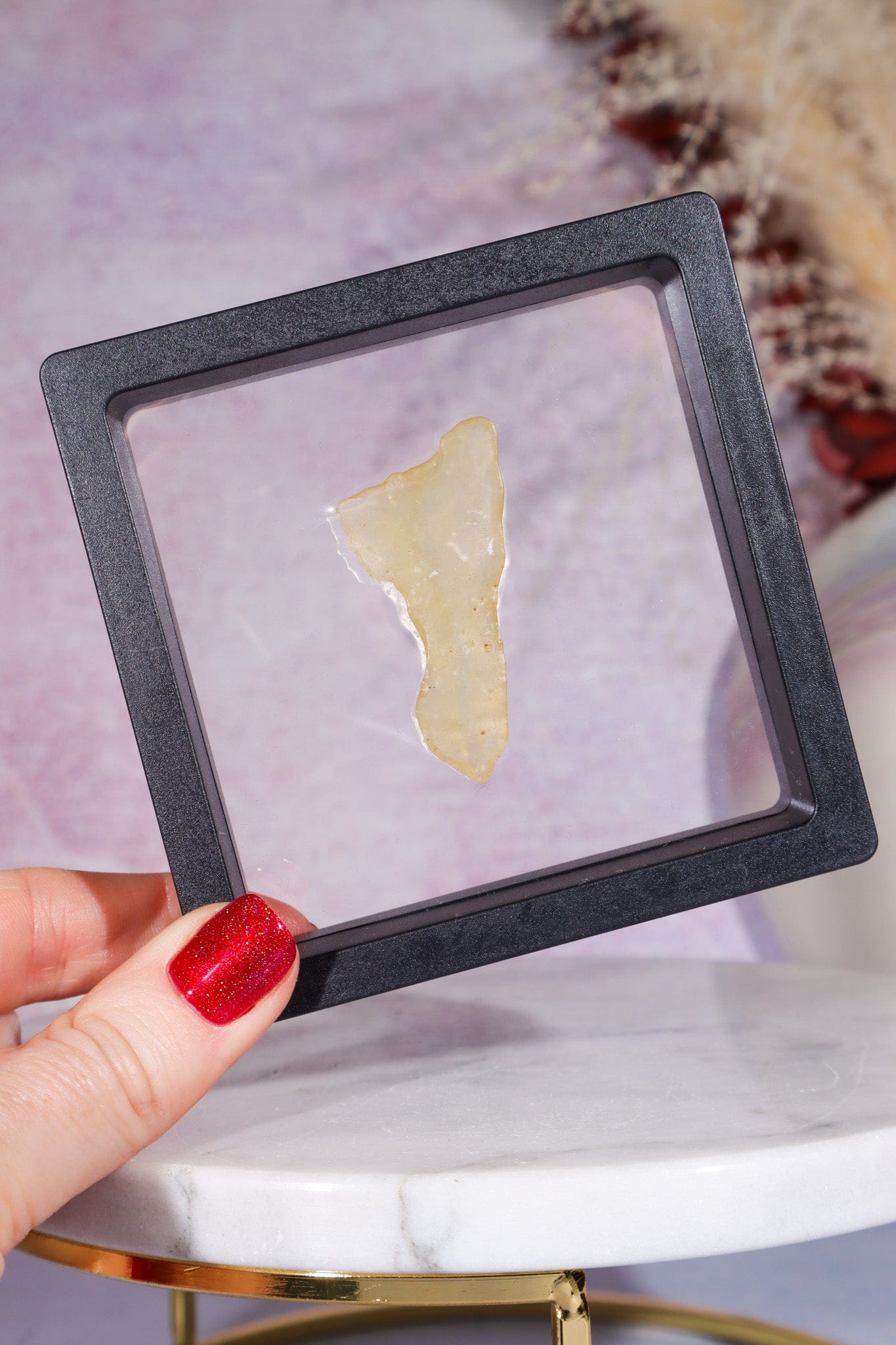 Libyan Desert Glass Tektite 4.55gr A-Grade Tektites Tali & Loz Crystals