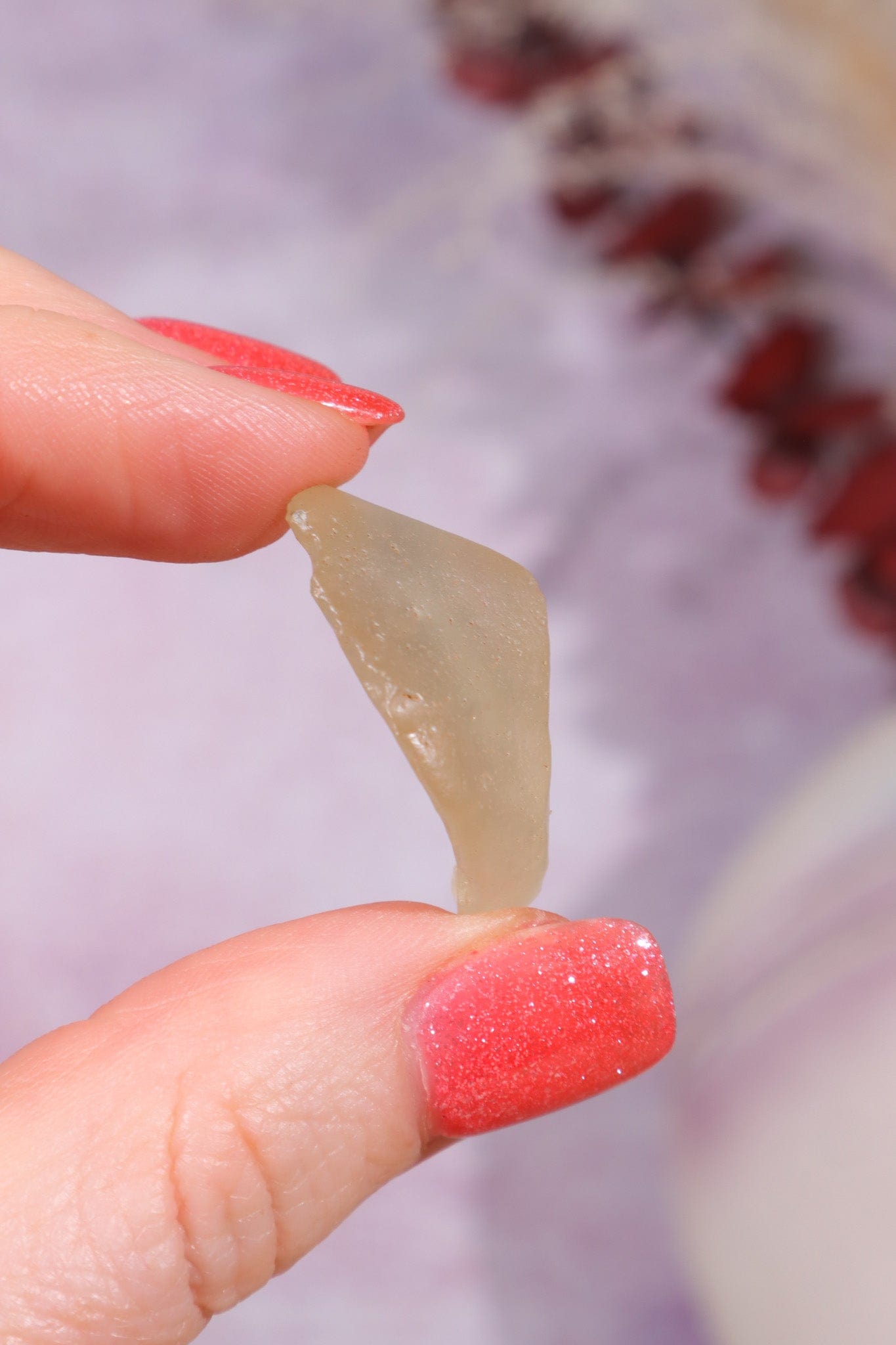 Libyan Desert Glass Tektite 4.92gr AA-Grade Tektites Tali & Loz Crystals