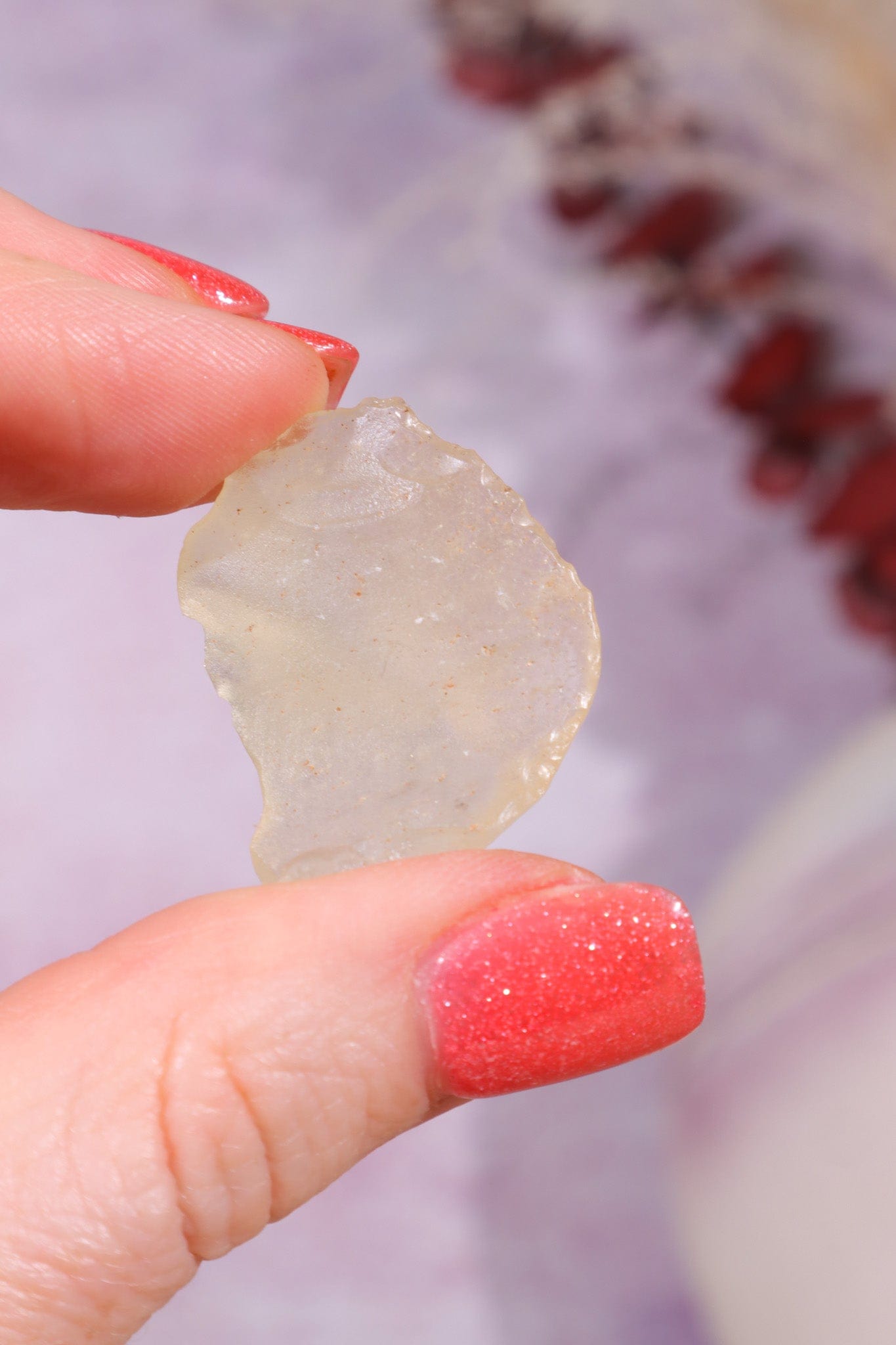 Libyan Desert Glass Tektite 4.92gr AA-Grade Tektites Tali & Loz Crystals