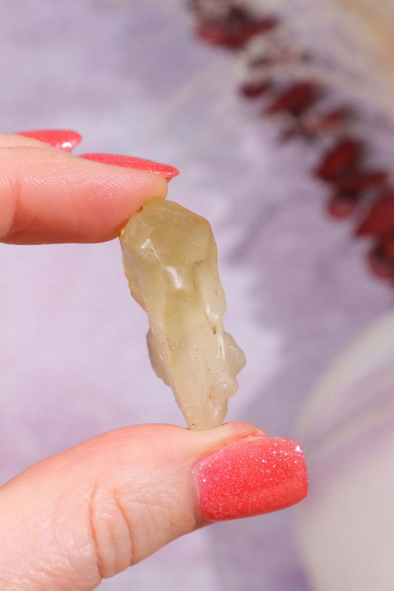 Libyan Desert Glass Tektite 7.54gr A-Grade Tektites Tali & Loz Crystals