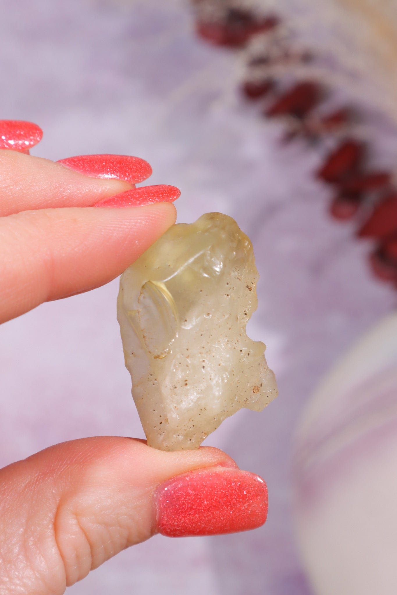 Libyan Desert Glass Tektite 7.54gr A-Grade Tektites Tali & Loz Crystals