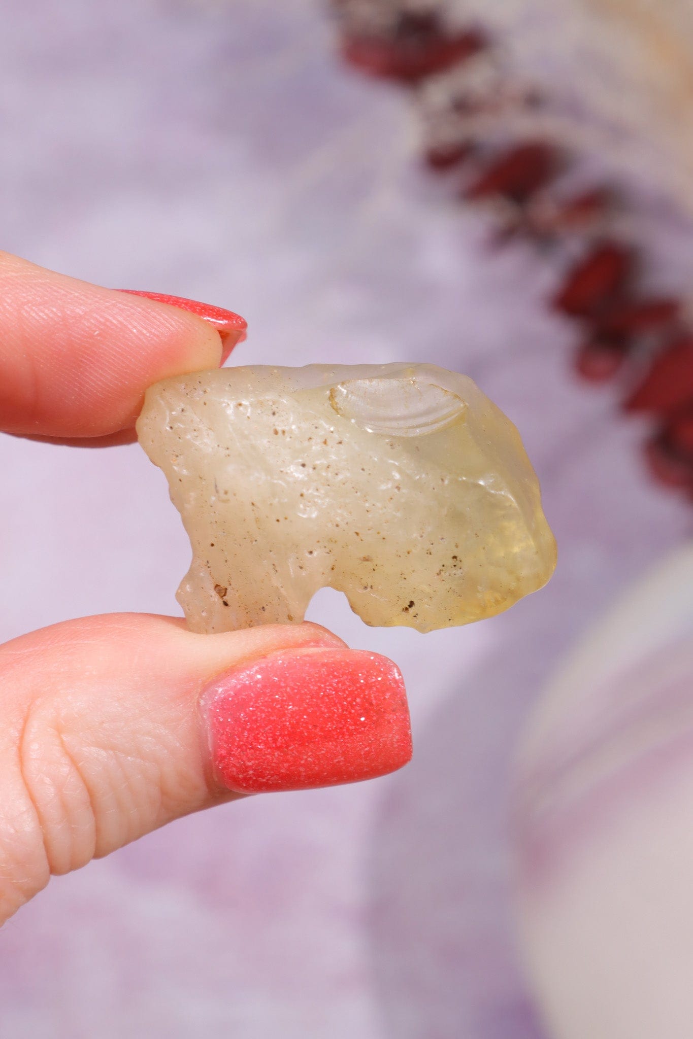 Libyan Desert Glass Tektite 7.54gr A-Grade Tektites Tali & Loz Crystals