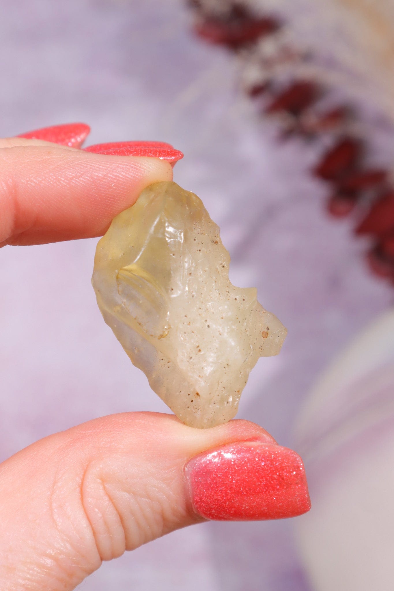 Libyan Desert Glass Tektite 7.54gr A-Grade Tektites Tali & Loz Crystals