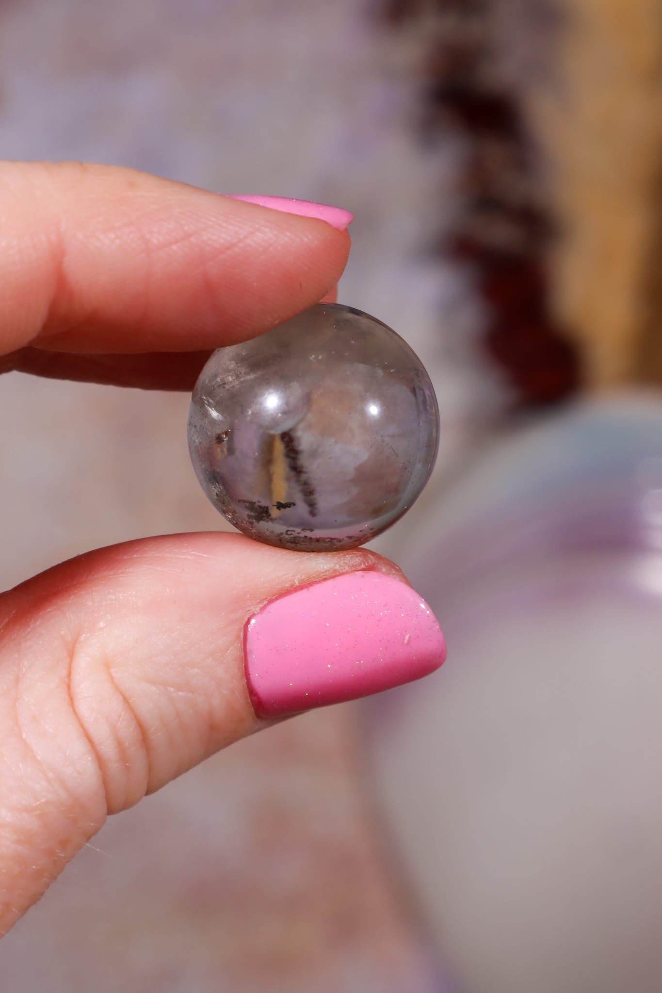 Lodalite Quartz Spheres | 18-22mm | Brazil sphere Tali & Loz Crystals
