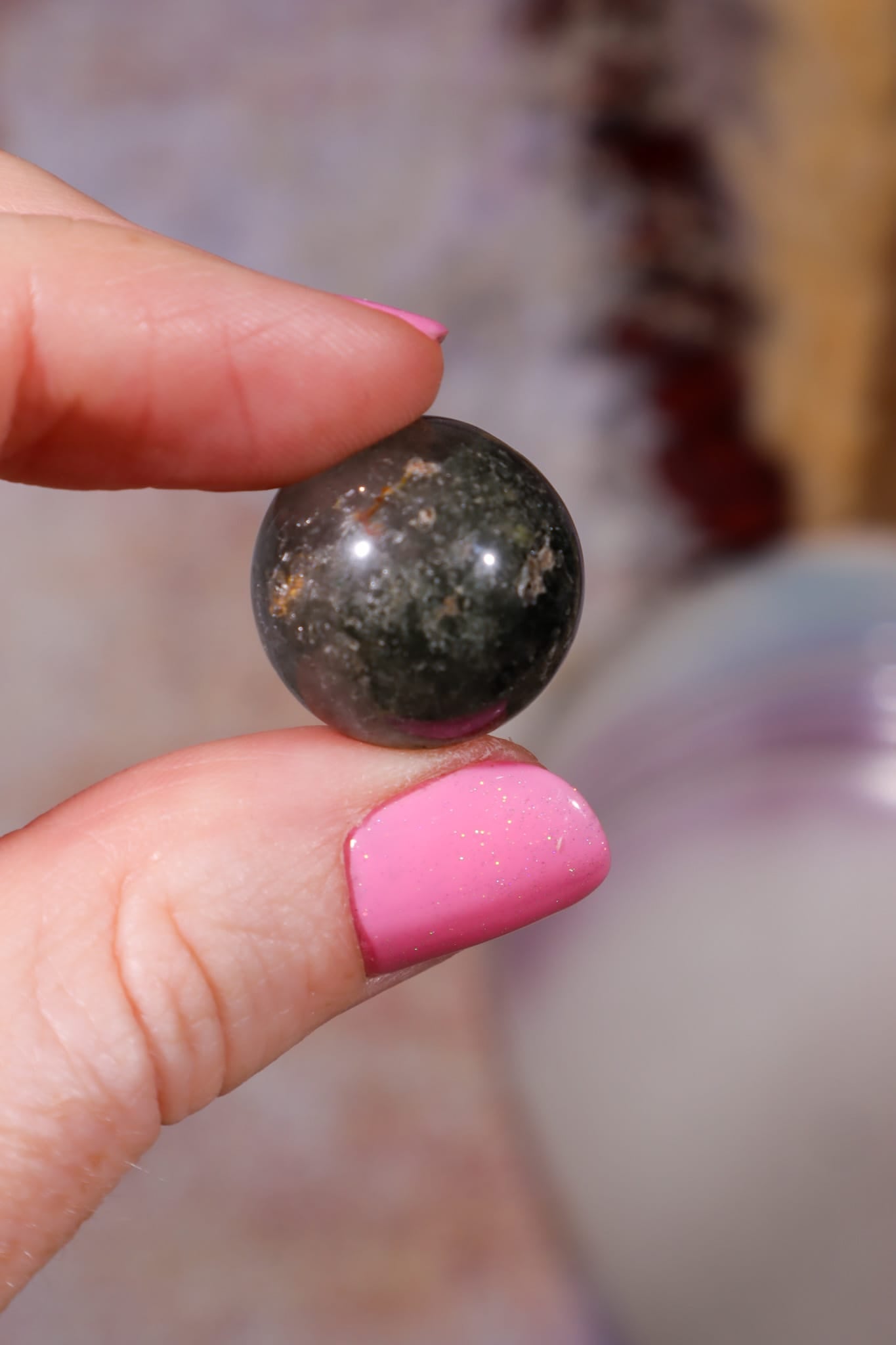 Lodalite Quartz Spheres | 18-22mm | Brazil sphere Tali & Loz Crystals
