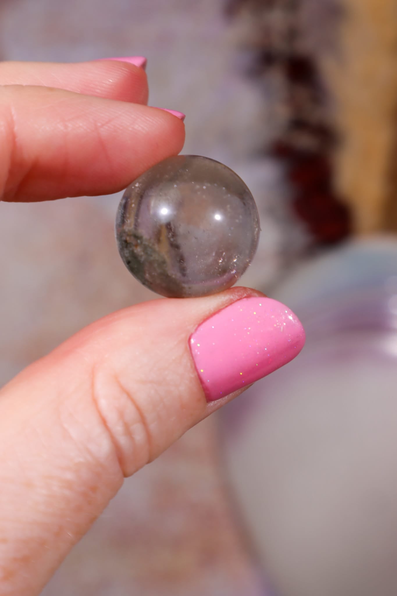 Lodalite Quartz Spheres | 18-22mm | Brazil sphere Tali & Loz Crystals