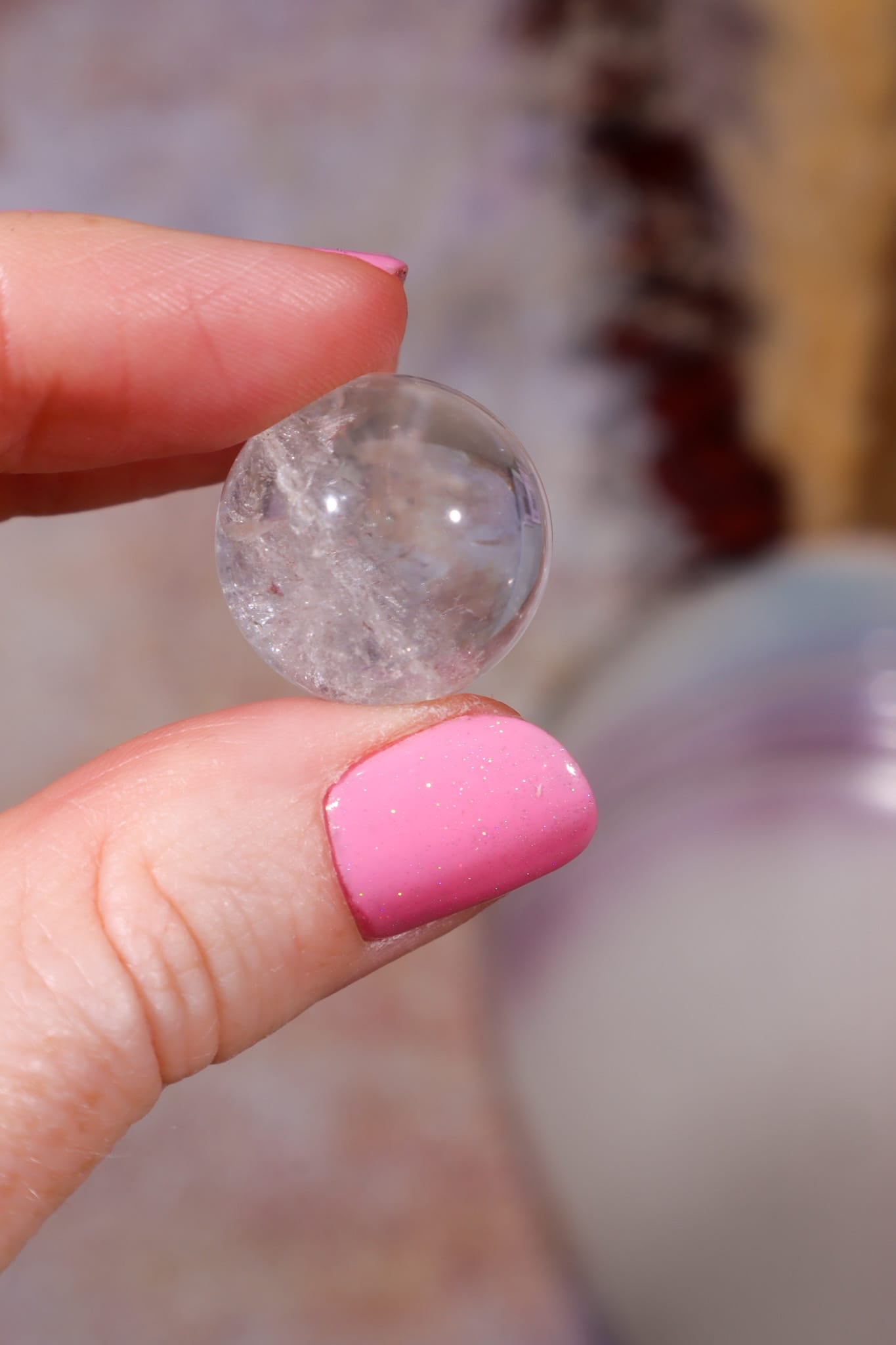 Lodalite Quartz Spheres | 18-22mm | Brazil sphere Tali & Loz Crystals