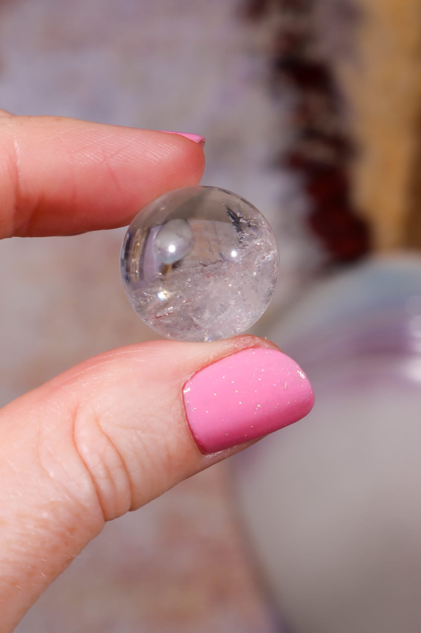 Lodalite Quartz Spheres | 18-22mm | Brazil sphere Tali & Loz Crystals
