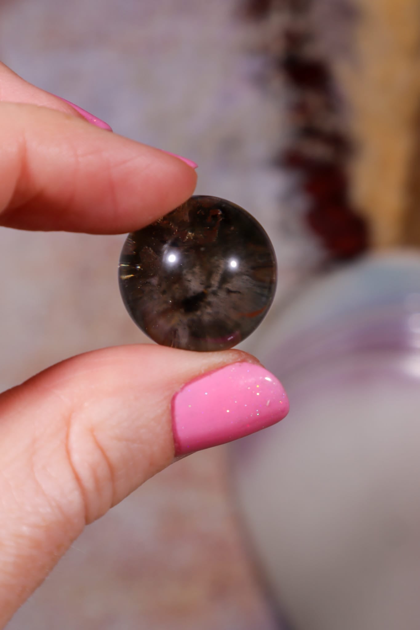 Lodalite Quartz Spheres | 18-22mm | Brazil sphere Tali & Loz Crystals