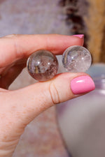 Lodalite Quartz Spheres | 18-22mm | Brazil sphere Tali & Loz Crystals
