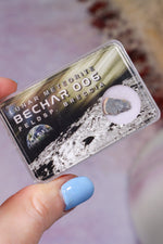 Lunar Meteorite, Bechar 006, Feldspathic Breccia, Algeria, Intuitively Chosen Meteorite Tali & Loz Crystals