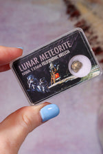 Lunar Meteorite, Northwest Africa, Feldspathic Breccia, Intuitively Chosen Meteorite Tali & Loz Crystals