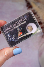 Lunar Meteorite, Northwest Africa, Feldspathic Breccia, Intuitively Chosen Meteorite Tali & Loz Crystals