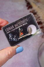 Lunar Meteorite, Northwest Africa, Feldspathic Breccia, Intuitively Chosen Meteorite Tali & Loz Crystals