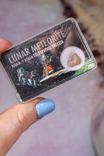 Lunar Meteorite, Northwest Africa, Feldspathic Breccia, Intuitively Chosen Meteorite Tali & Loz Crystals