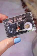 Lunar Meteorite, Northwest Africa, Feldspathic Breccia, Intuitively Chosen Meteorite Tali & Loz Crystals