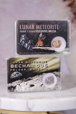 Lunar Meteorite, Northwest Africa, Feldspathic Breccia, Intuitively Chosen Meteorite Tali & Loz Crystals