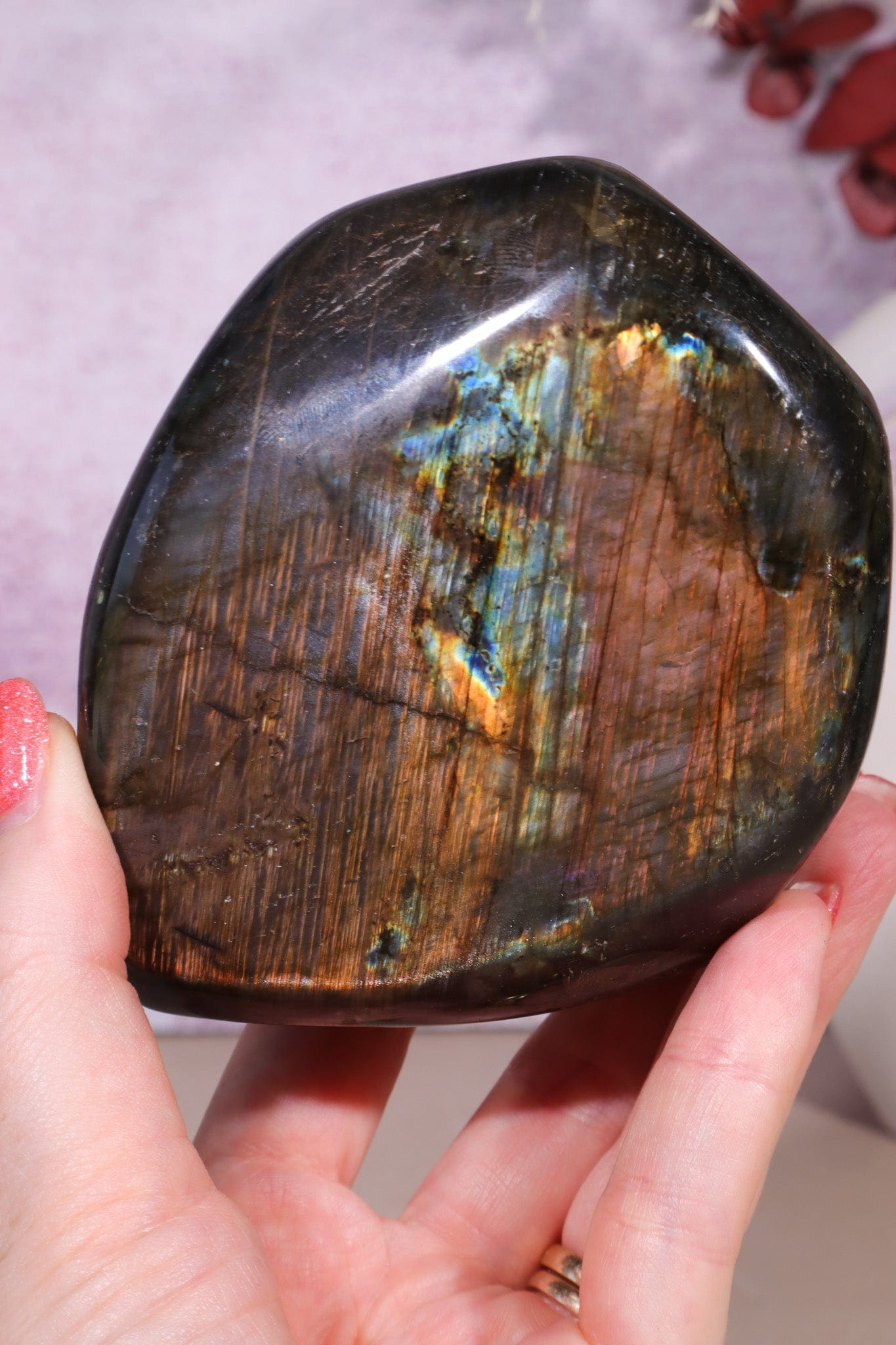 Madagascan Bronze Labradorite Freeform Freeform Tali & Loz Crystals