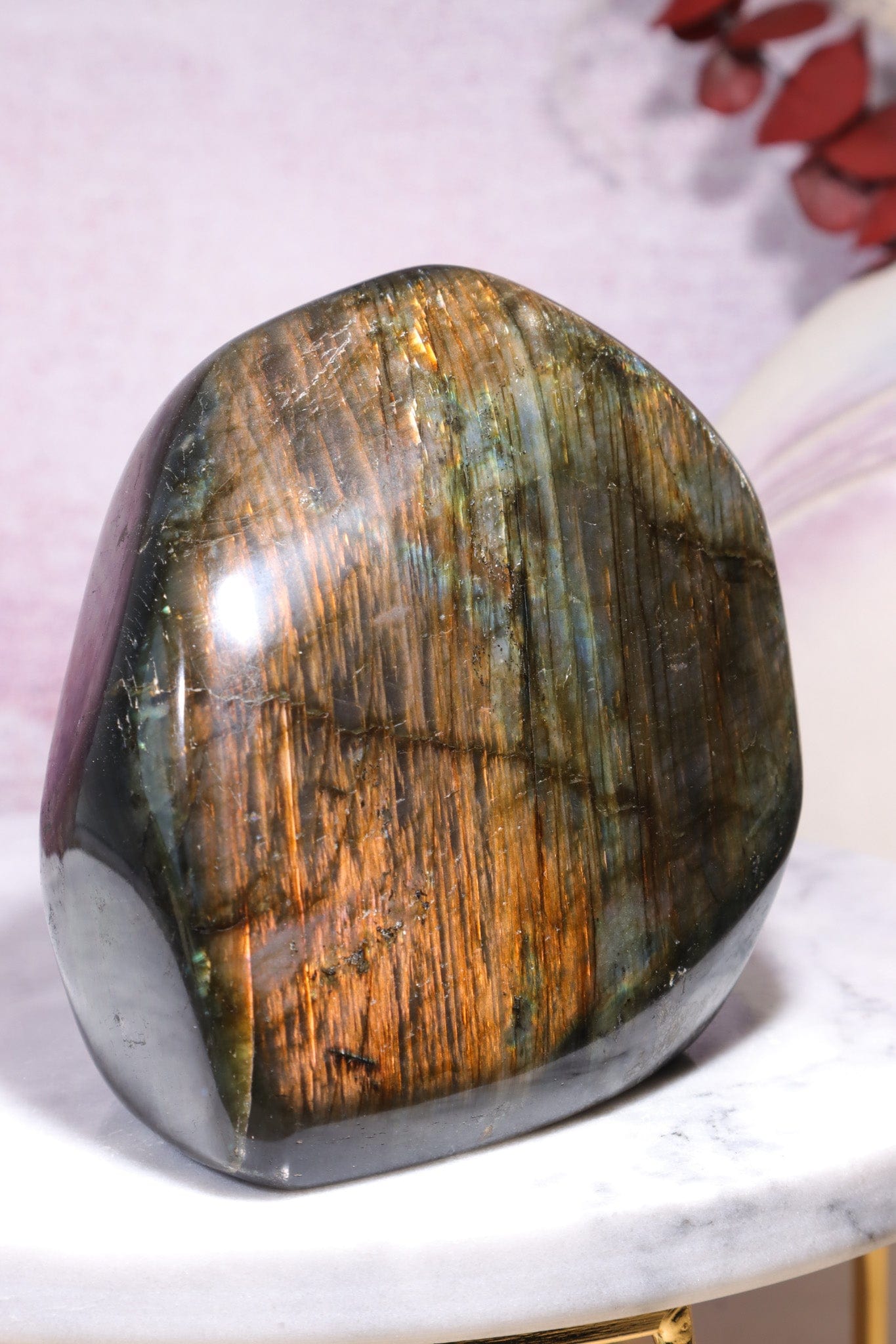 Madagascan Bronze Labradorite Freeform Freeform Tali & Loz Crystals