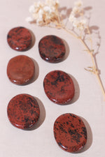 Mahogany Obsidian Worry Stones 4cm - Tali & Loz Crystals