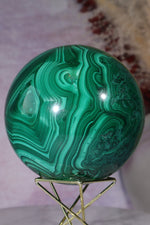 Malachite Sphere 1.8KG, Congo Spheres Tali & Loz Crystals
