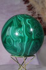 Malachite Sphere 1.8KG, Congo Spheres Tali & Loz Crystals