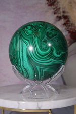 Malachite Sphere 1.8KG, Congo Spheres Tali & Loz Crystals