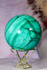 Malachite Sphere 1KG, Congo Spheres Tali & Loz Crystals