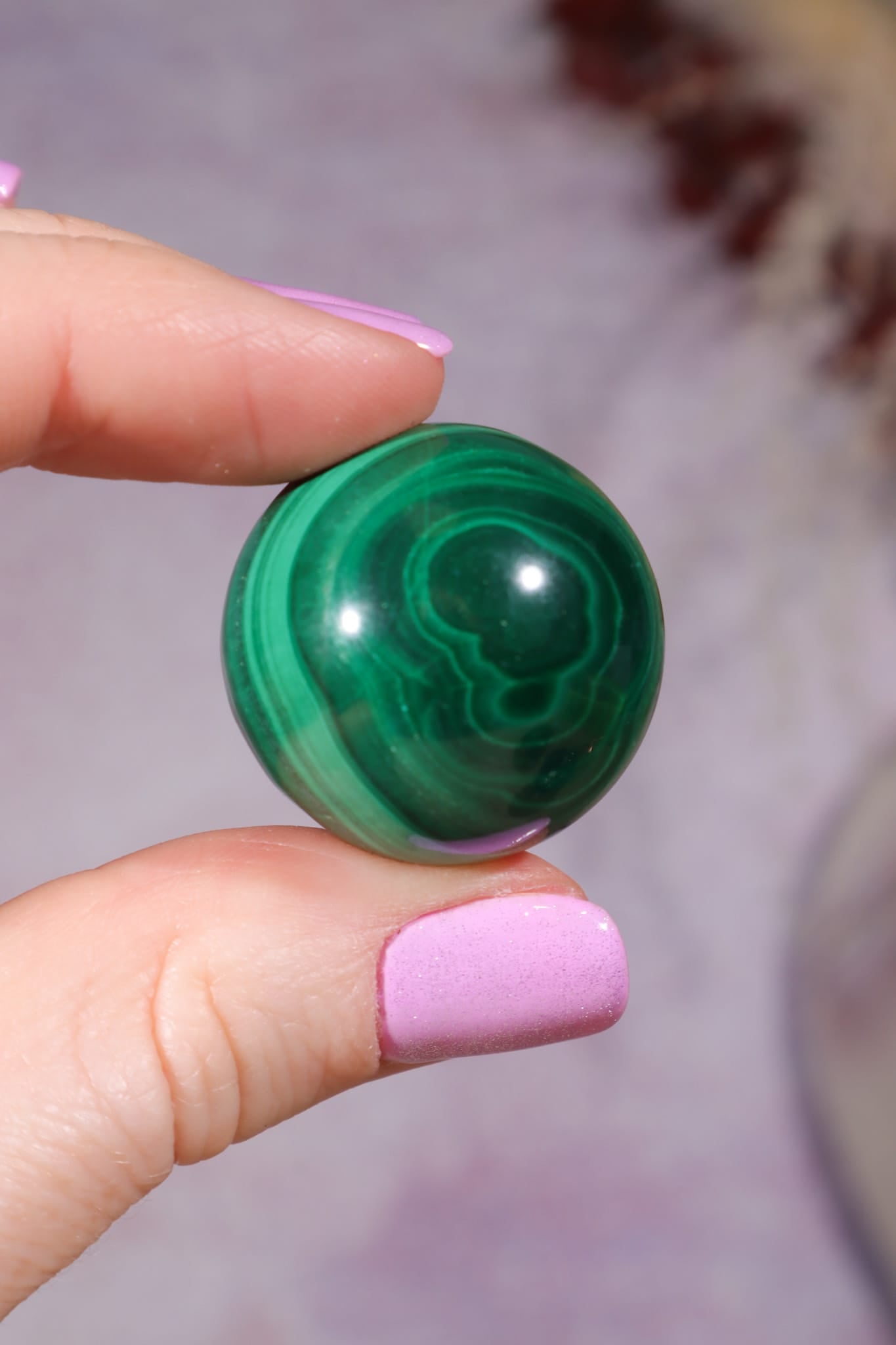 Malachite Spheres | 2-2.5cm | Congo Spheres Tali & Loz Crystals