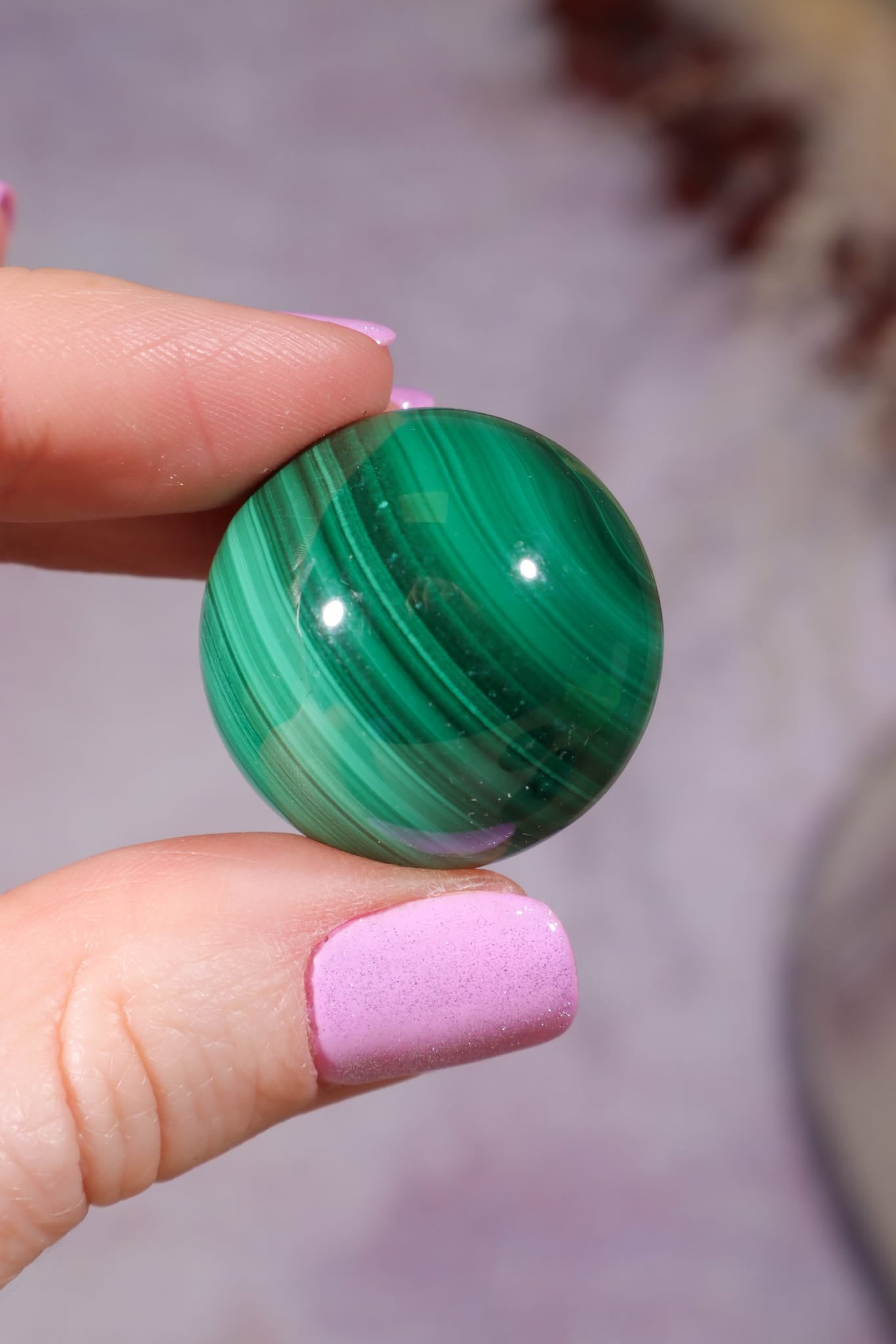 Malachite Spheres | 2-2.5cm | Congo Spheres Tali & Loz Crystals