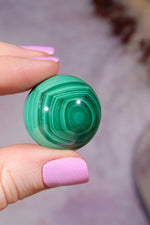 Malachite Spheres | 2-2.5cm | Congo Spheres Tali & Loz Crystals