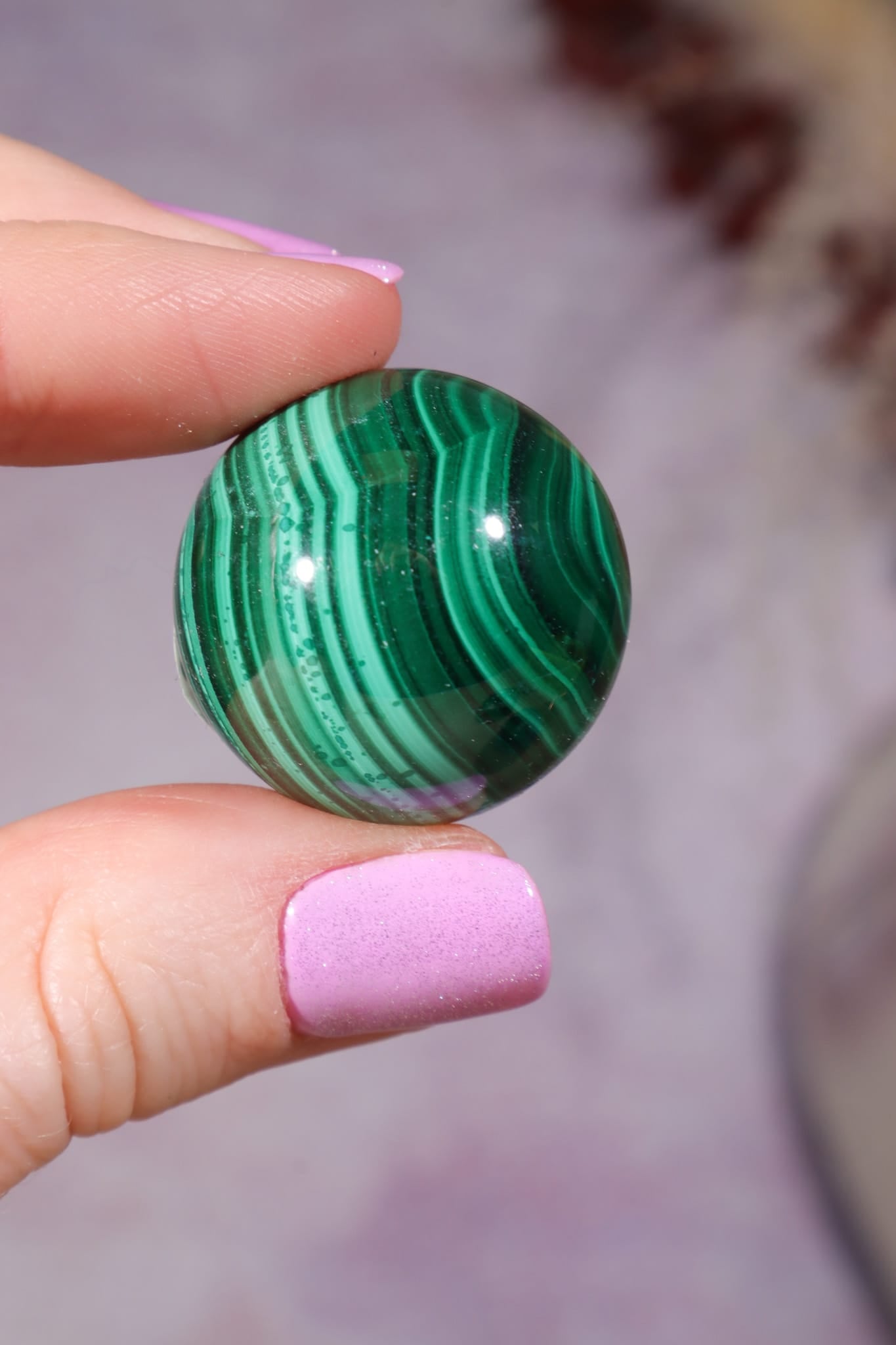 Malachite Spheres | 2-2.5cm | Congo Spheres Tali & Loz Crystals