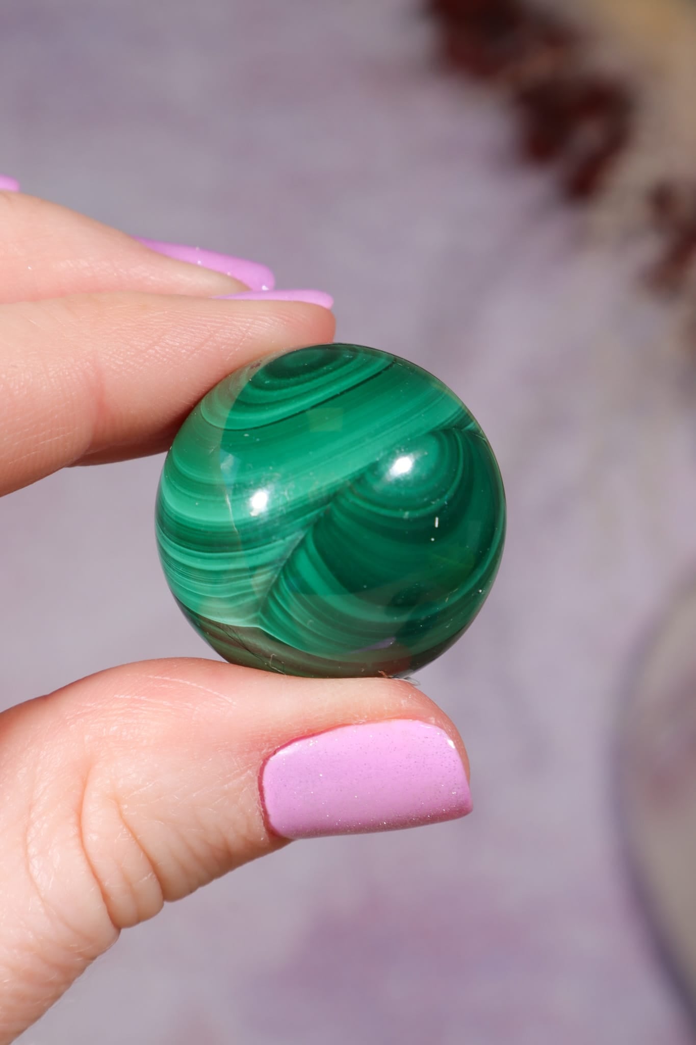 Malachite Spheres | 2-2.5cm | Congo Spheres Tali & Loz Crystals