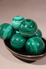 Malachite Spheres | 2-2.5cm | Congo Spheres Tali & Loz Crystals