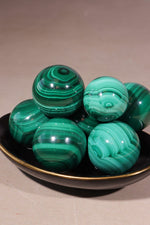 Malachite Spheres | 2-2.5cm | Congo Spheres Tali & Loz Crystals
