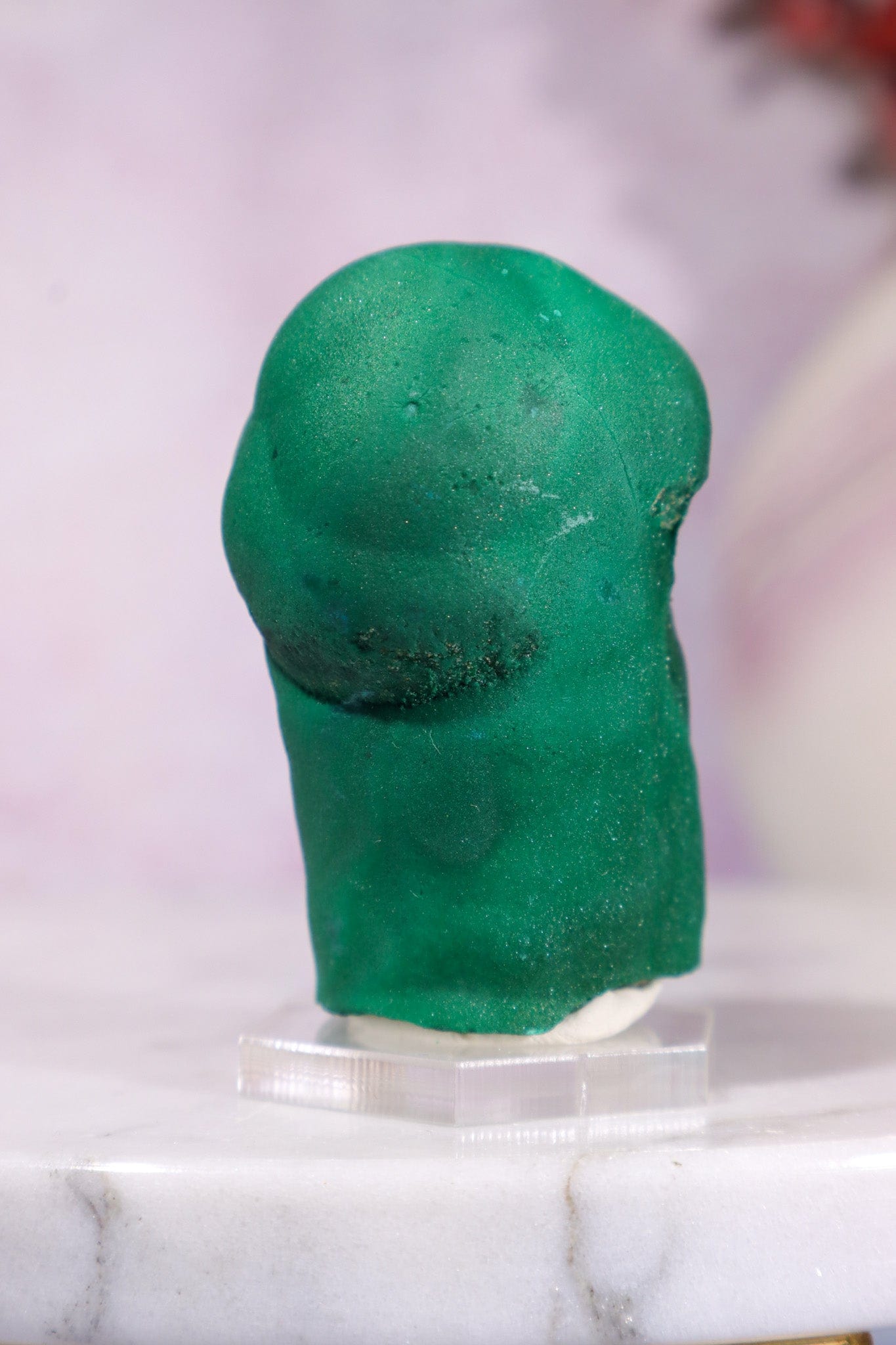 Malachite Stalactite 108gr | Zaire- Congo Minerals Tali & Loz Crystals