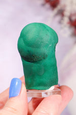 Malachite Stalactite 108gr | Zaire- Congo Minerals Tali & Loz Crystals