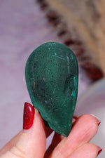 Malachite Stalactite 108gr , Zaire- Congo Minerals Tali & Loz Crystals