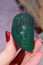 Malachite Stalactite 108gr , Zaire- Congo Minerals Tali & Loz Crystals