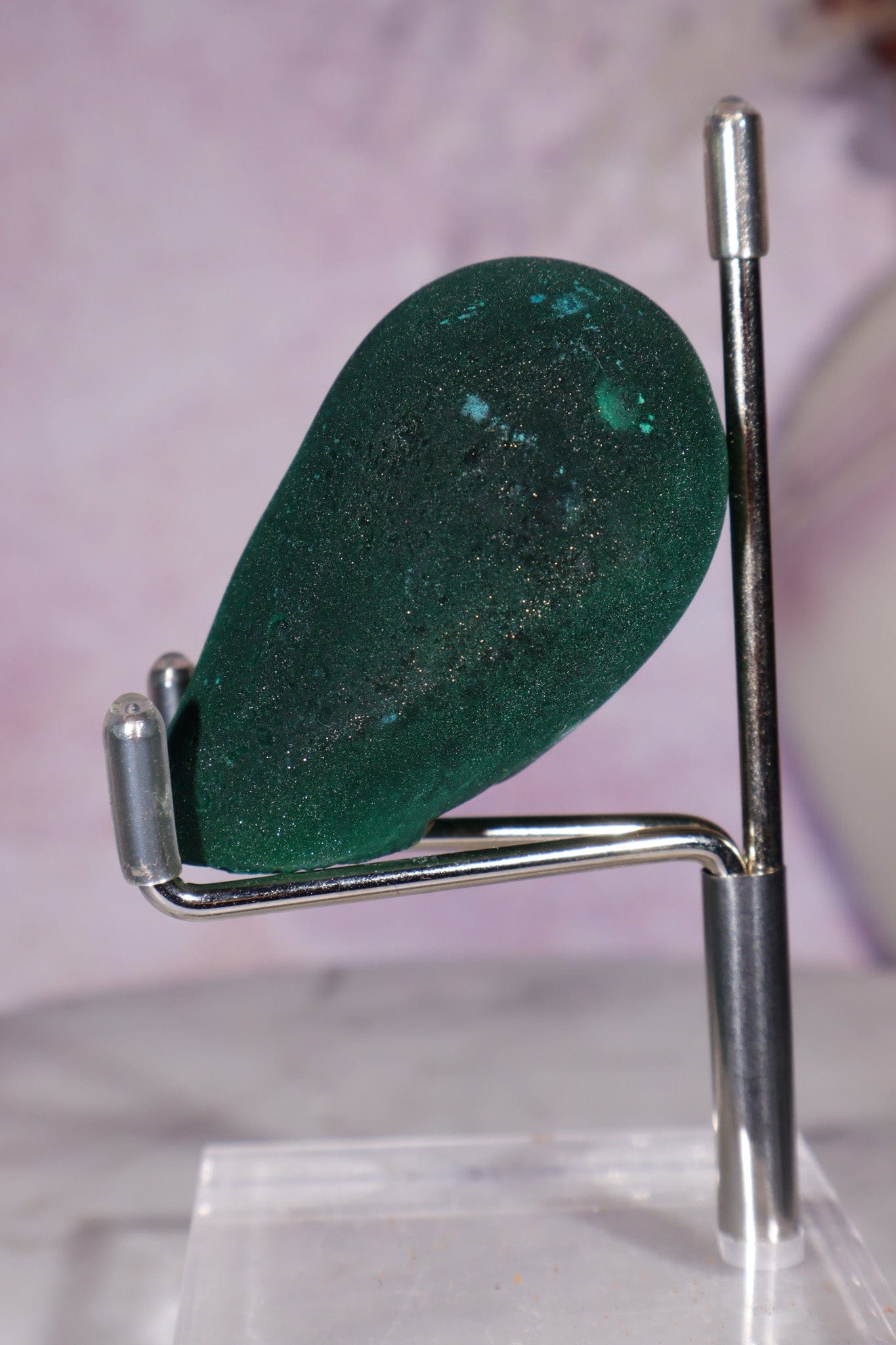 Malachite Stalactite 108gr , Zaire- Congo Minerals Tali & Loz Crystals