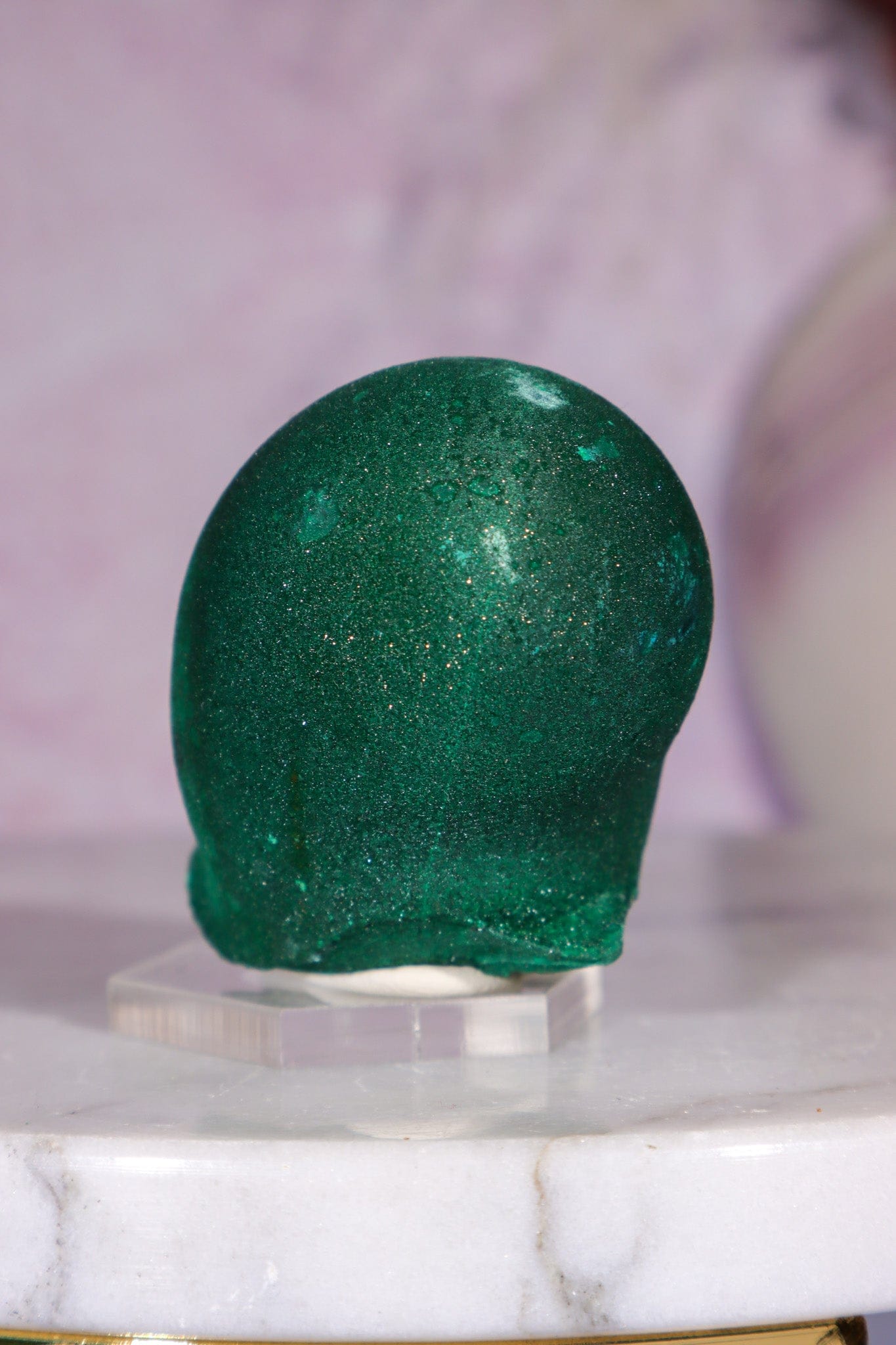 Malachite Stalactite 115gr , Zaire- Congo Minerals Tali & Loz Crystals