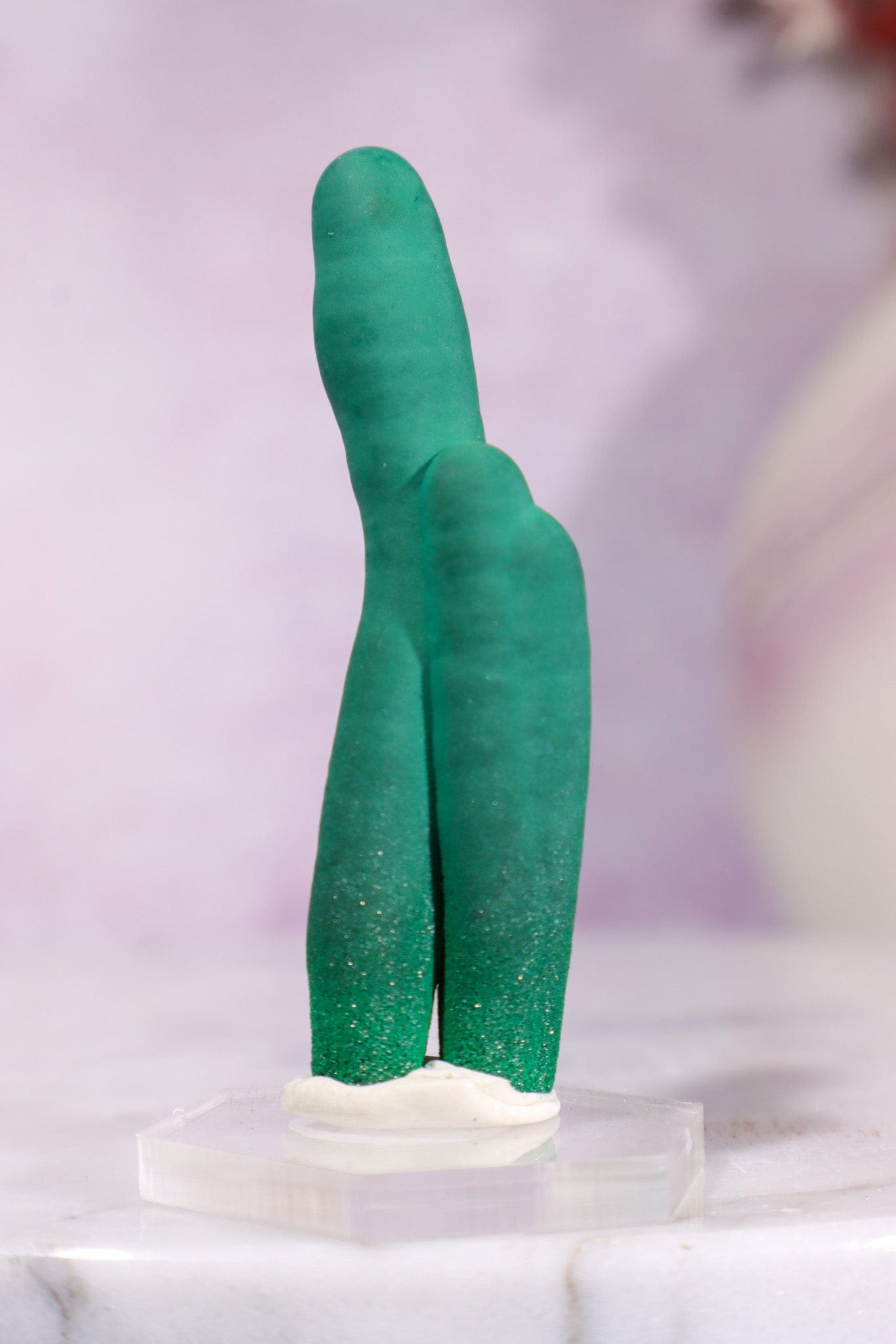 Malachite Stalactite 17gr | Zaire- Congo Minerals Tali & Loz Crystals