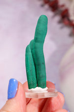 Malachite Stalactite 17gr | Zaire- Congo Minerals Tali & Loz Crystals
