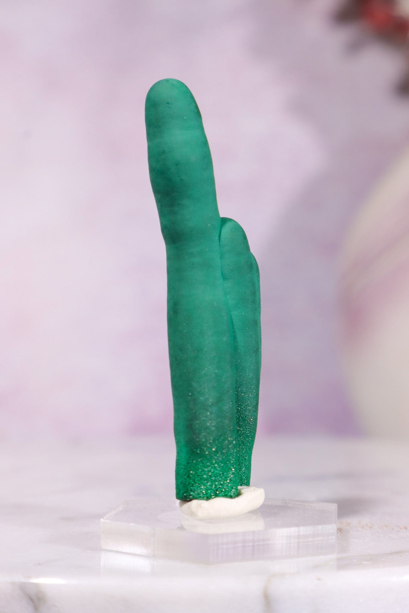 Malachite Stalactite 17gr | Zaire- Congo Minerals Tali & Loz Crystals