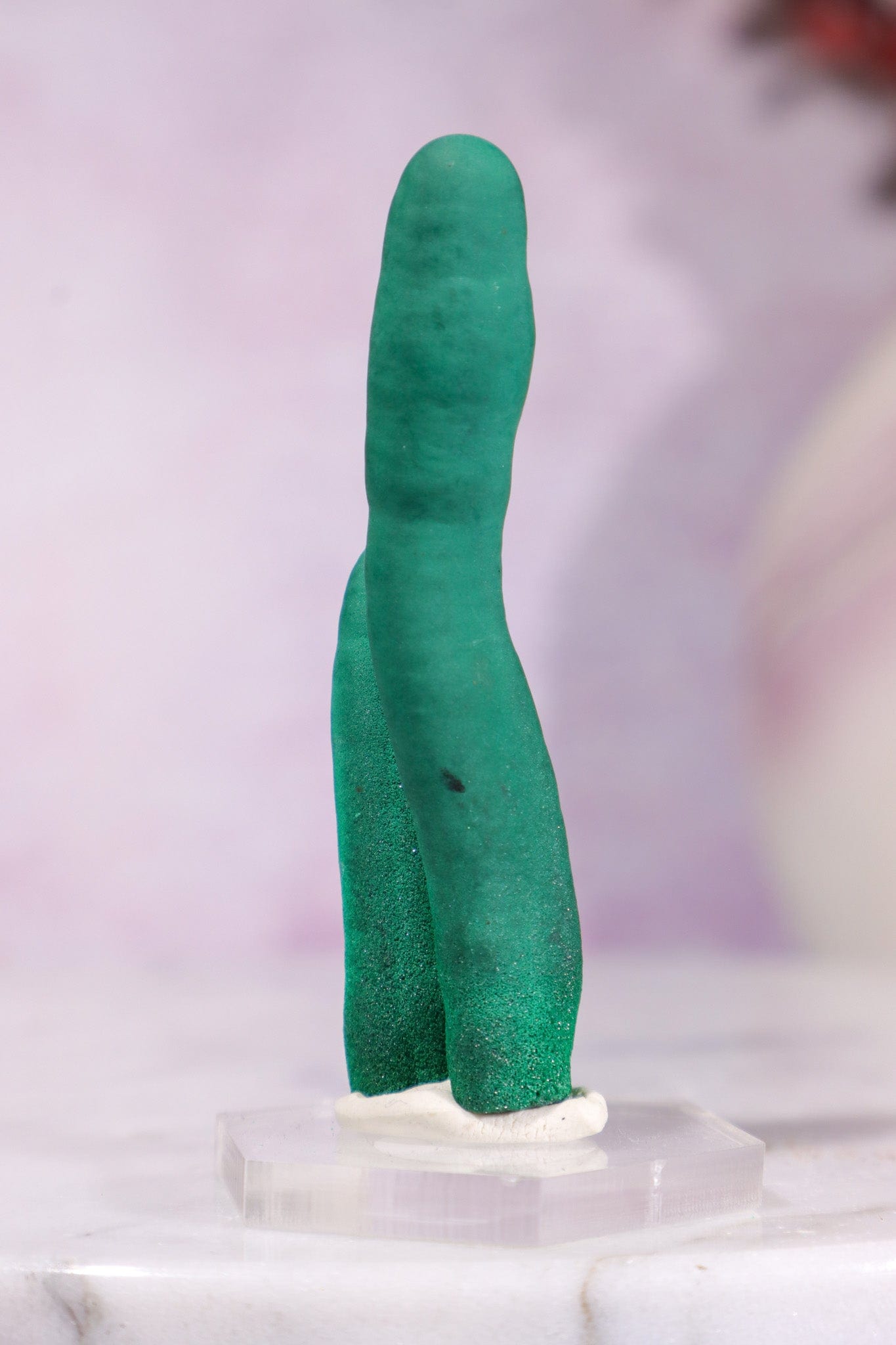 Malachite Stalactite 17gr | Zaire- Congo Minerals Tali & Loz Crystals